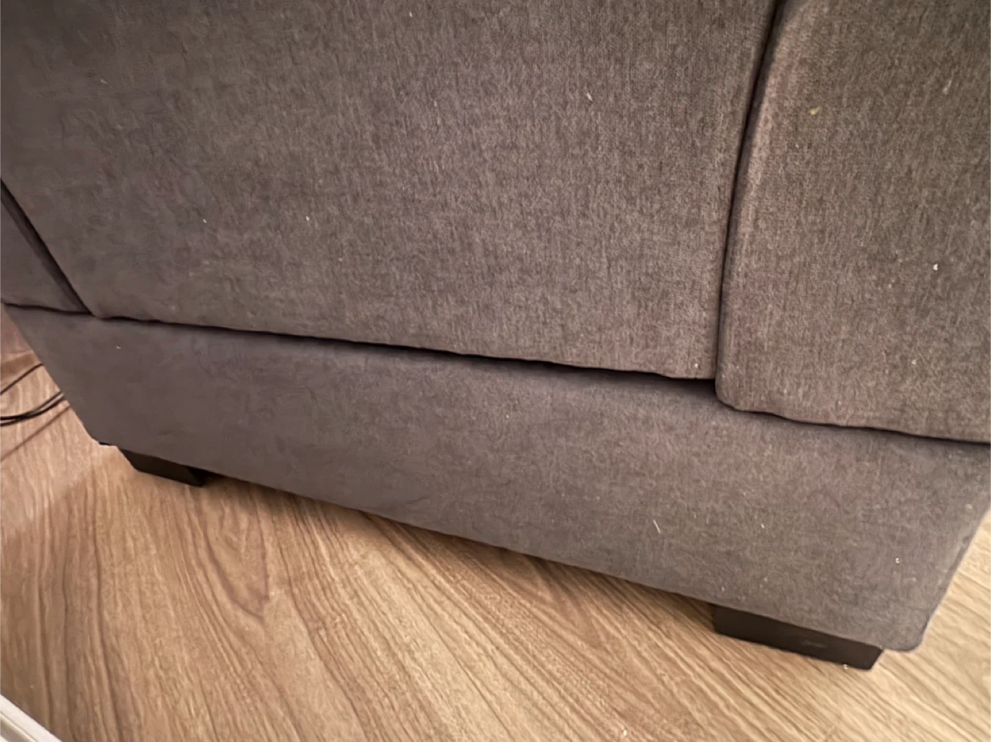Structube Grey Chaise Lounge Chair - photo 5