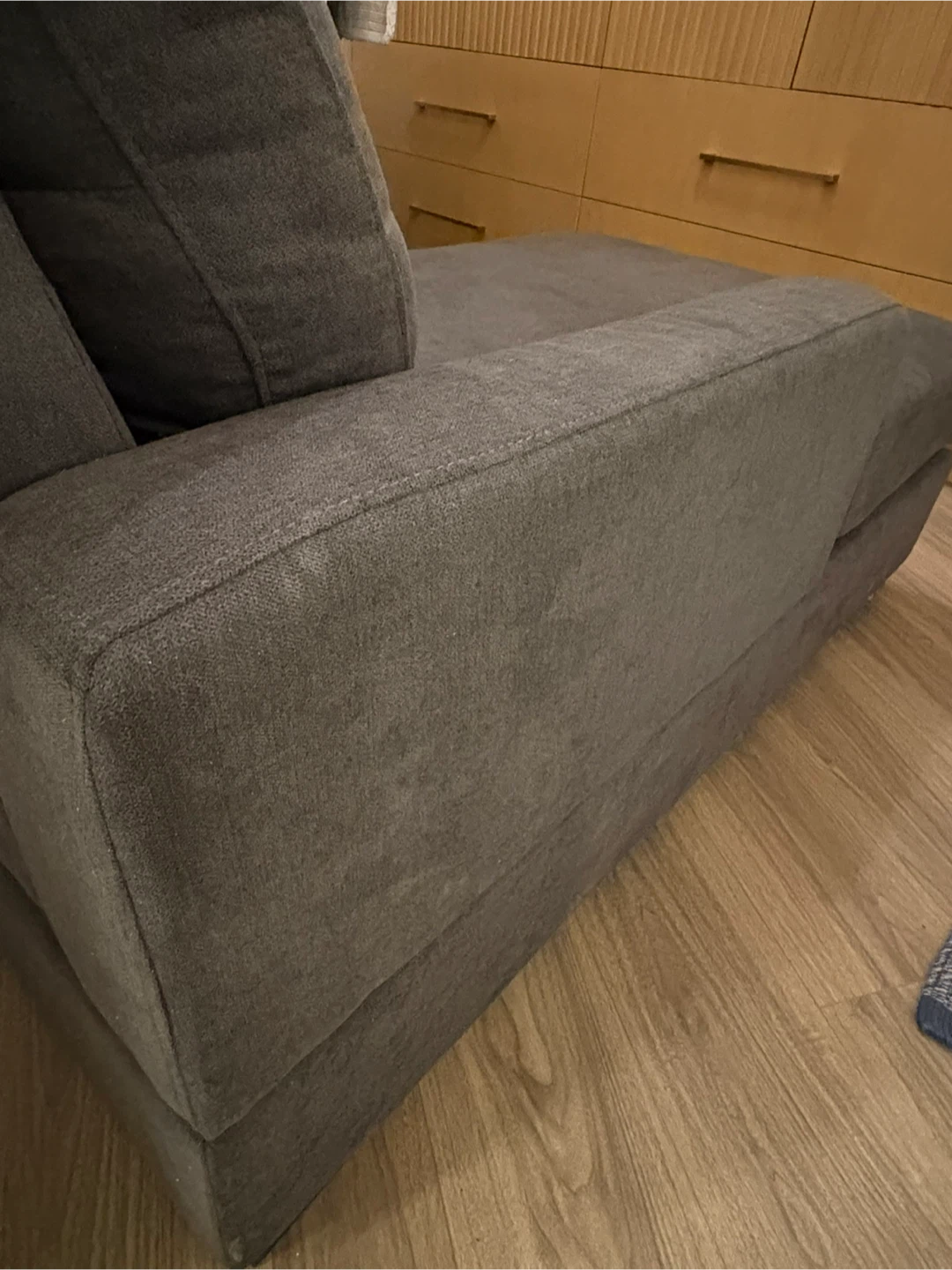 Structube Grey Chaise Lounge Chair - photo 4