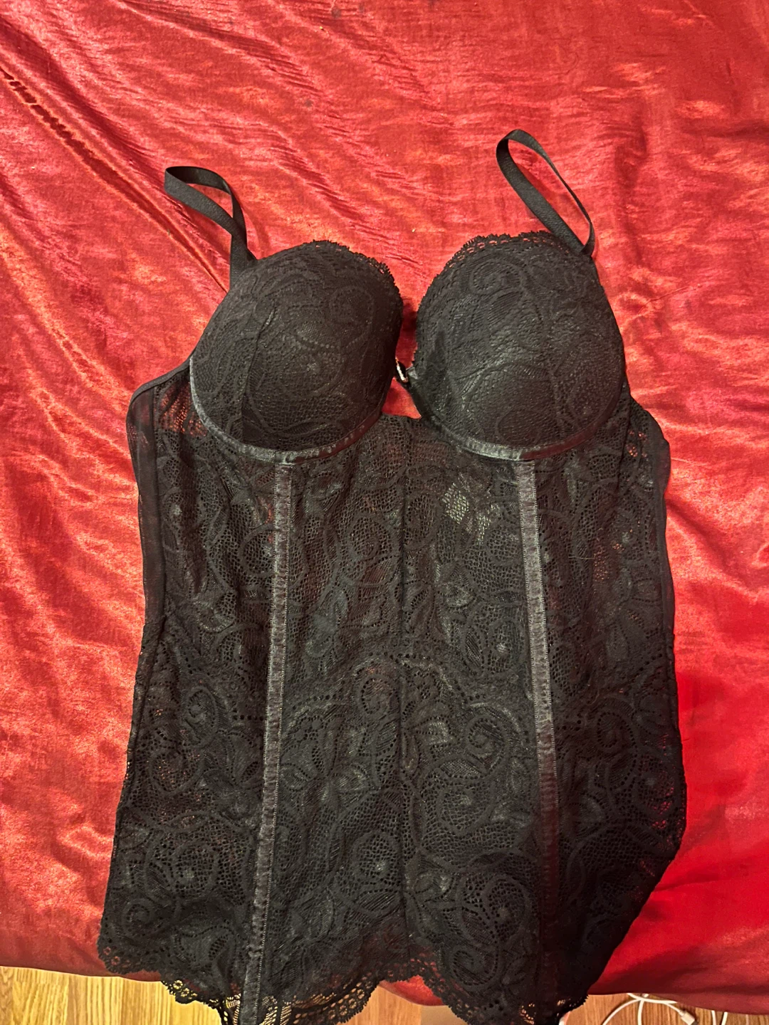 Black Lace Corset