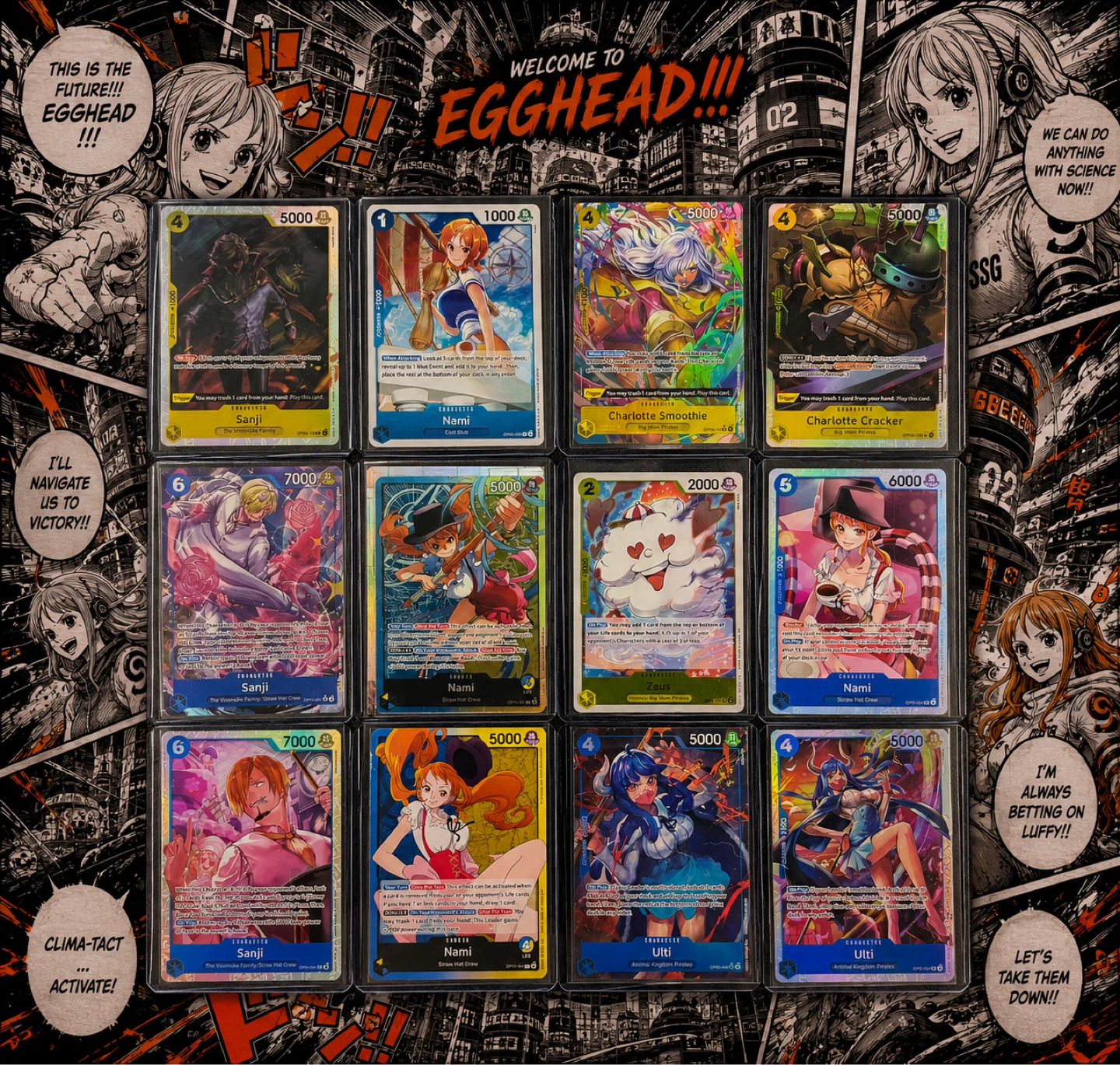 One Piece Blue Yellow Nami Deck ! - photo 2