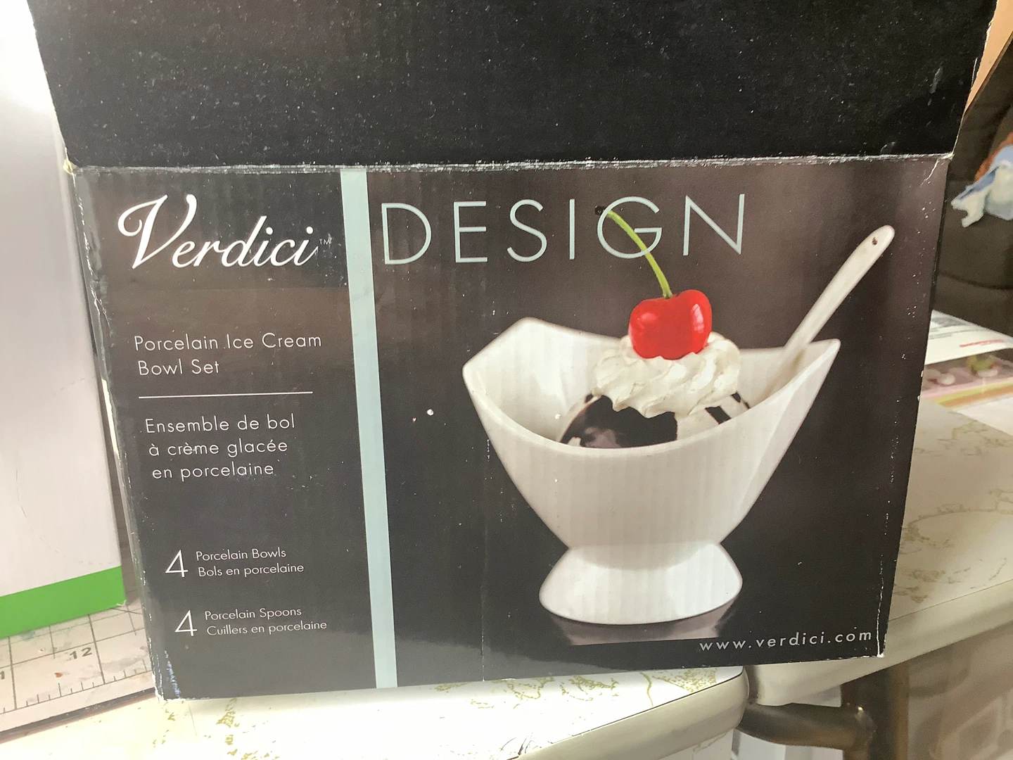 Verdici DESIGN Porcelain Ice Cream Bowl Set