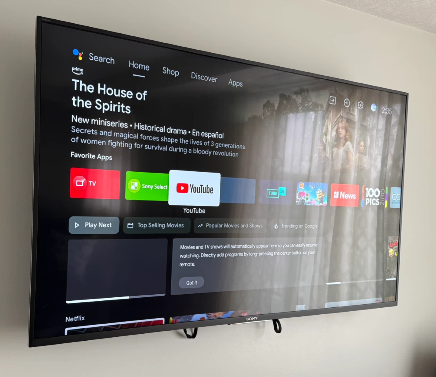 Sony 55" Bravia 4K UHD