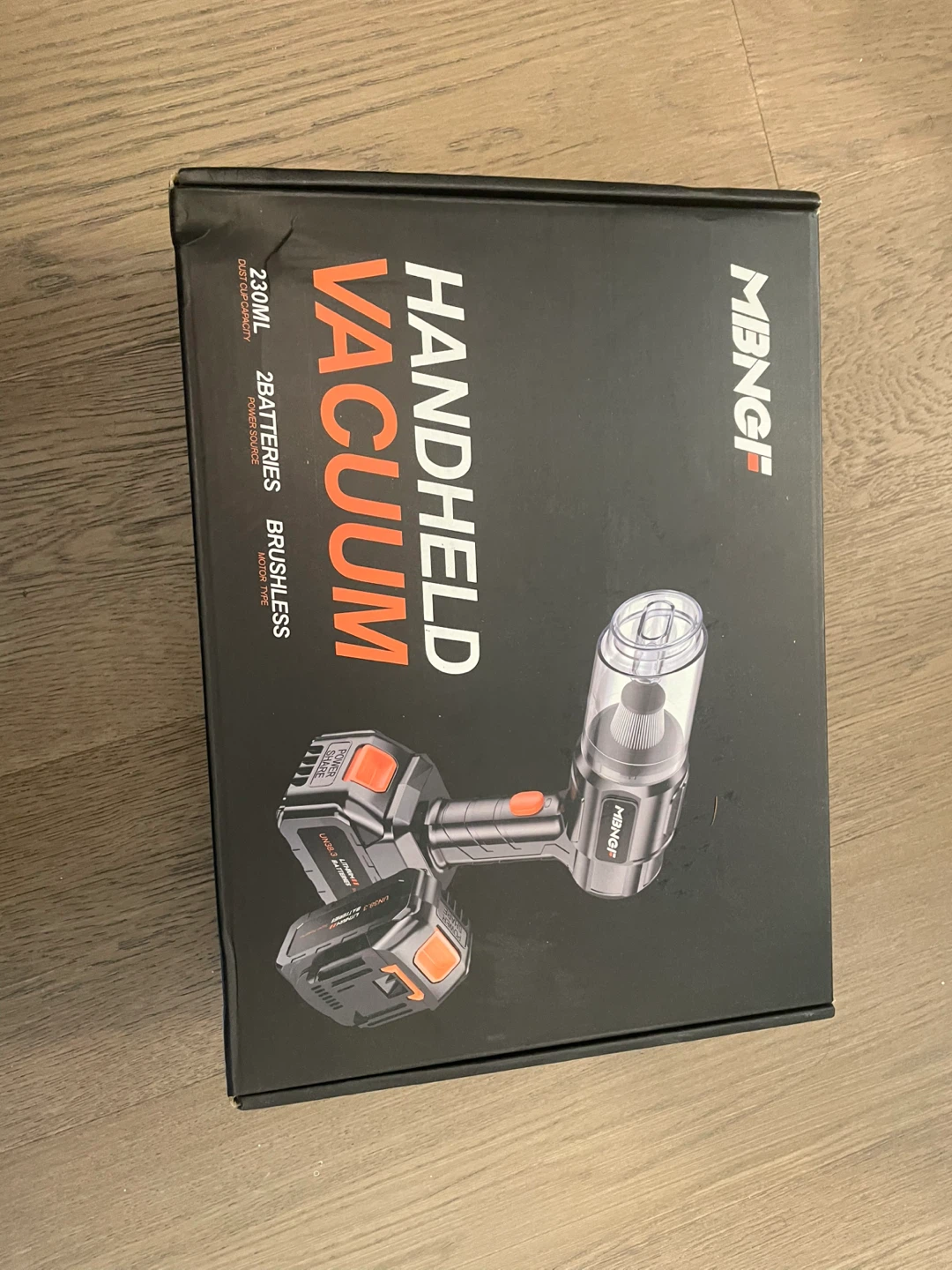 MBGNF Handheld Vacuum with 2 Batteries