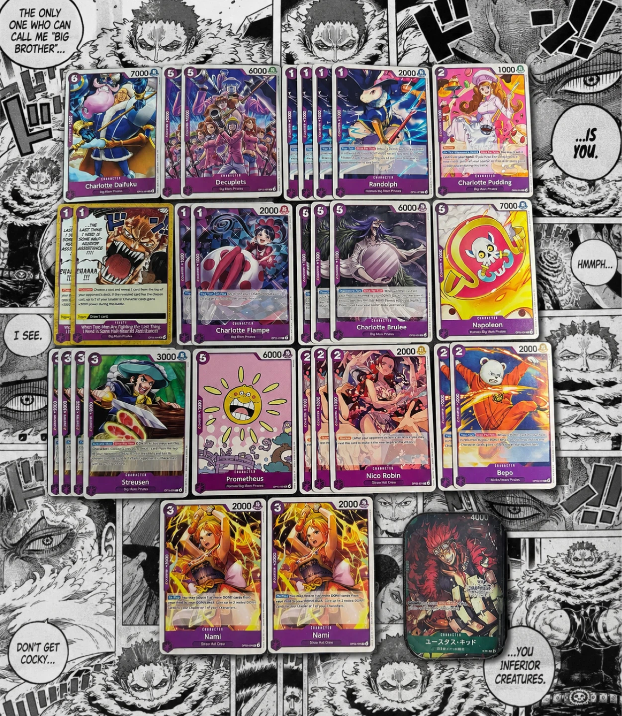 ONE PIECE TCG — Charlotte Katakuri / Big Mom Pirates Deck Core - photo 3