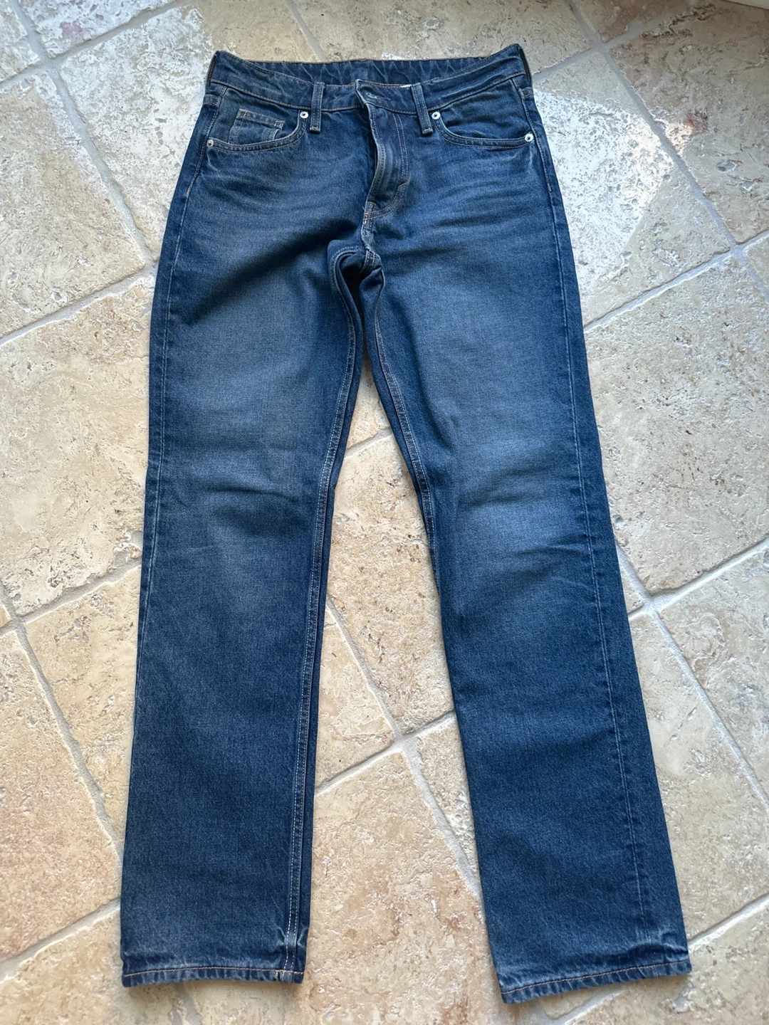 H&M Straight Fit Mid Waist Jeans