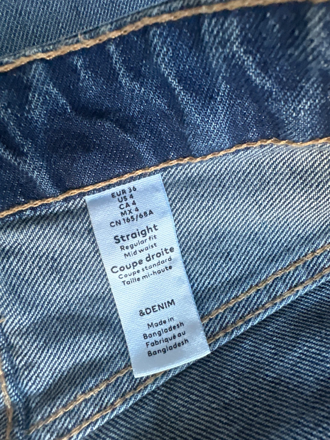 H&M Straight Fit Mid Waist Jeans - photo 4