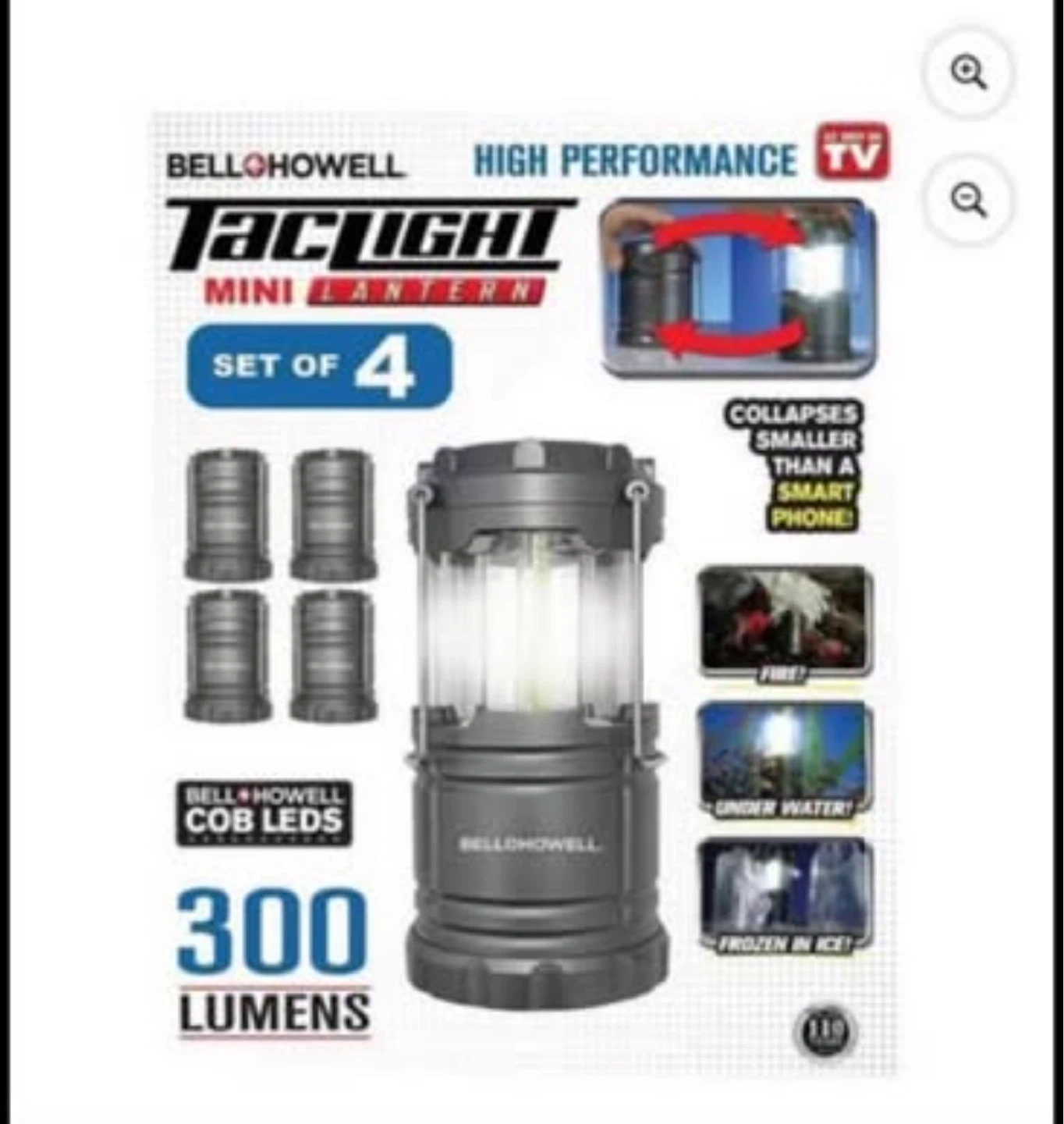 Bell+Howell TacLight Mini Lantern Set of 4