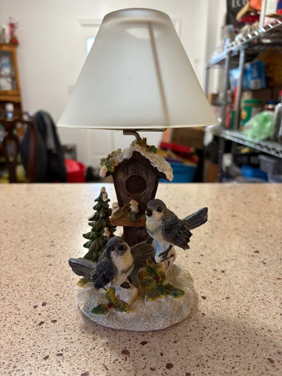 Birdhouse Candle Accent Light