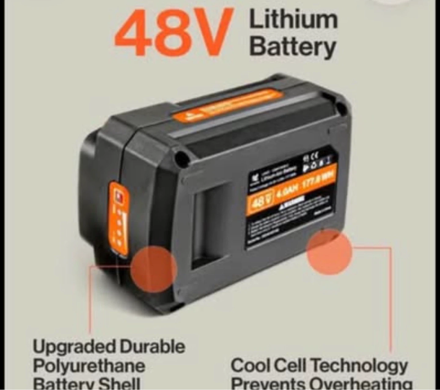 Super Handy 48V 4.0Ah Lithium Battery