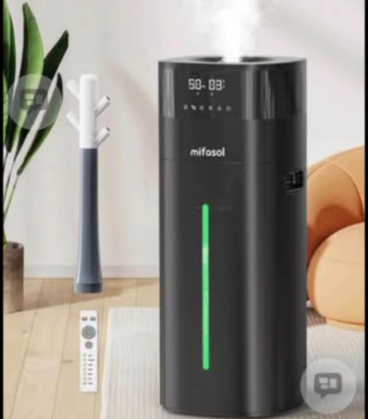 Mifasol Humidifier - Cool & Warm Mist, 5.3L Tank - photo 2