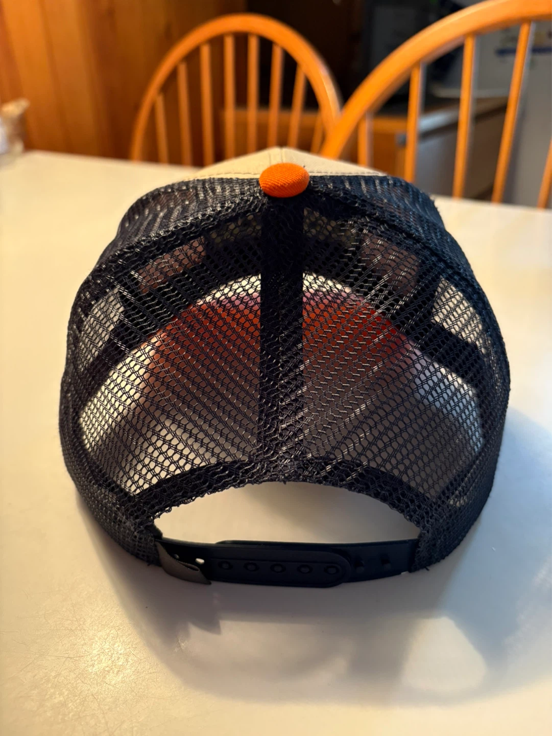 BOUGEBOUGE.COM Trucker Hat - Orange/Tan - photo 2