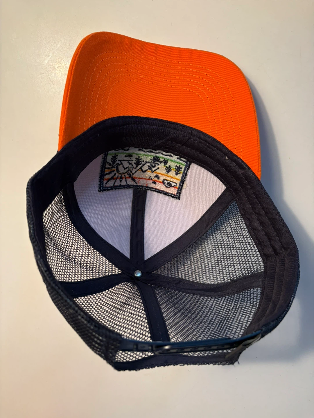 BOUGEBOUGE.COM Trucker Hat - Orange/Tan - photo 3