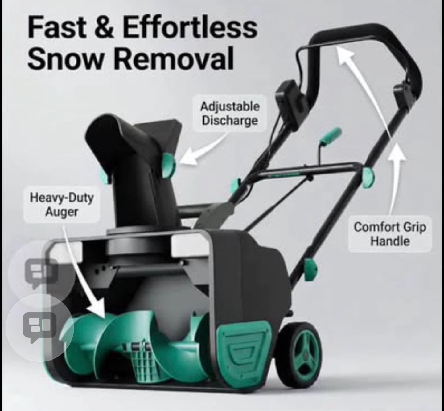 20" Electric Snow Blower - photo 4