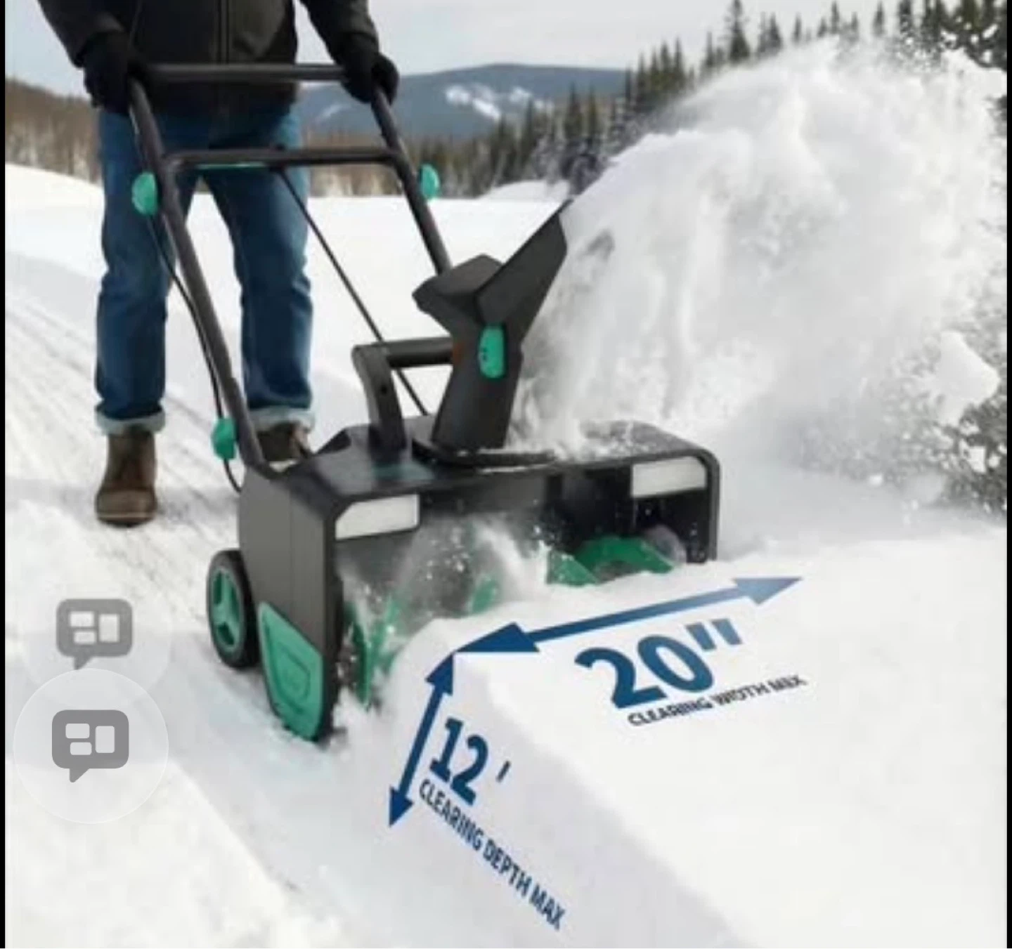 20" Electric Snow Blower - photo 5