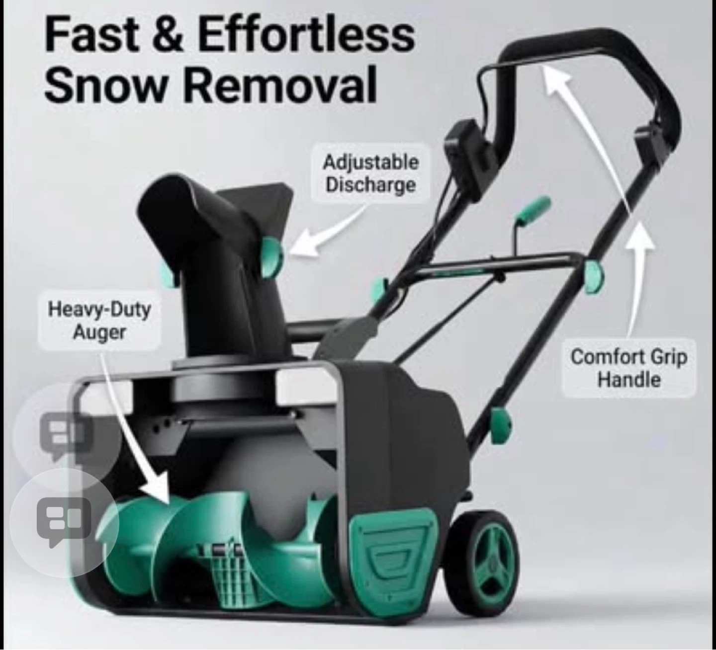 20" Electric Snow Blower