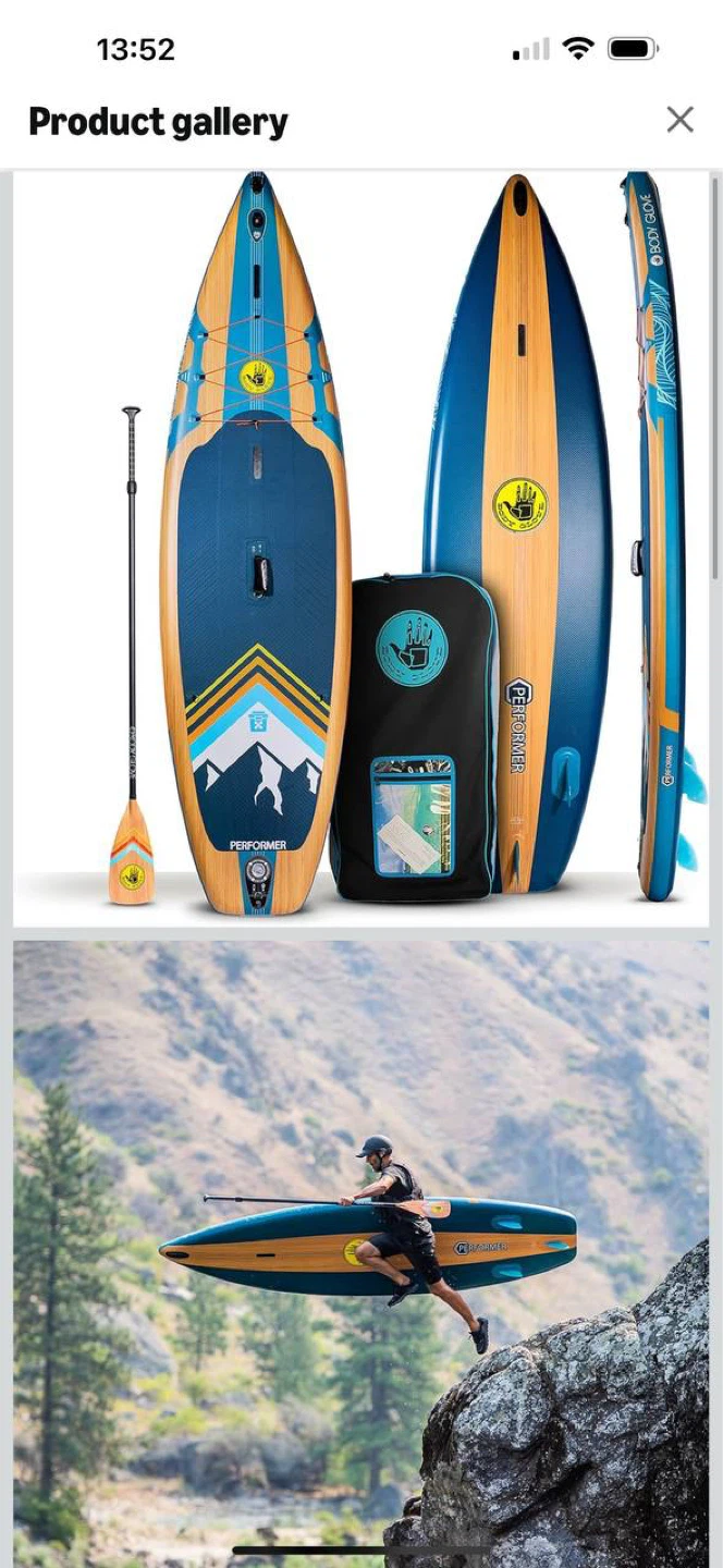 Body Glove Performer 11’ Inflatable SUP Paddle Board