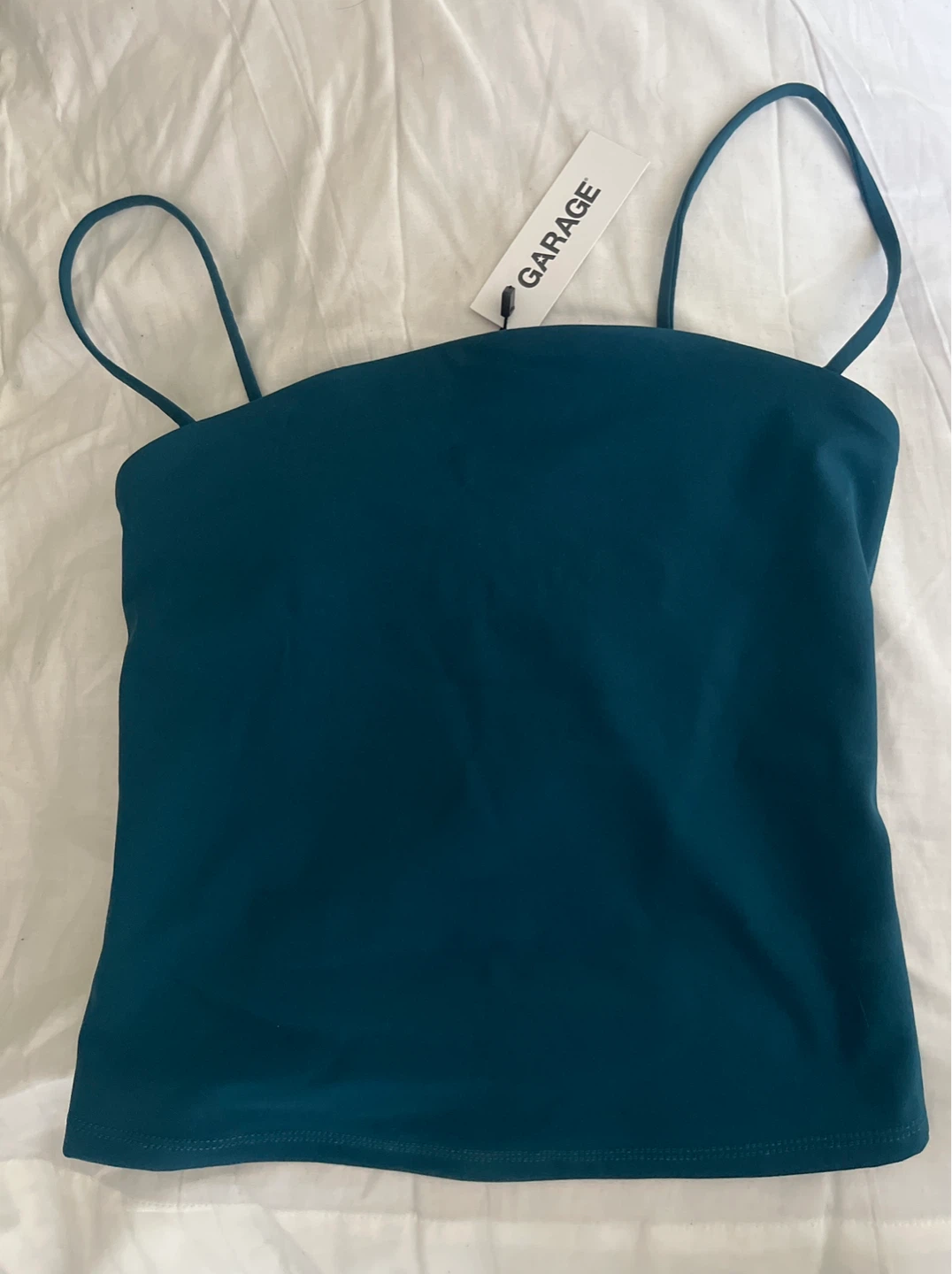 Garage Women's Teal Camisole Top - Size P/S