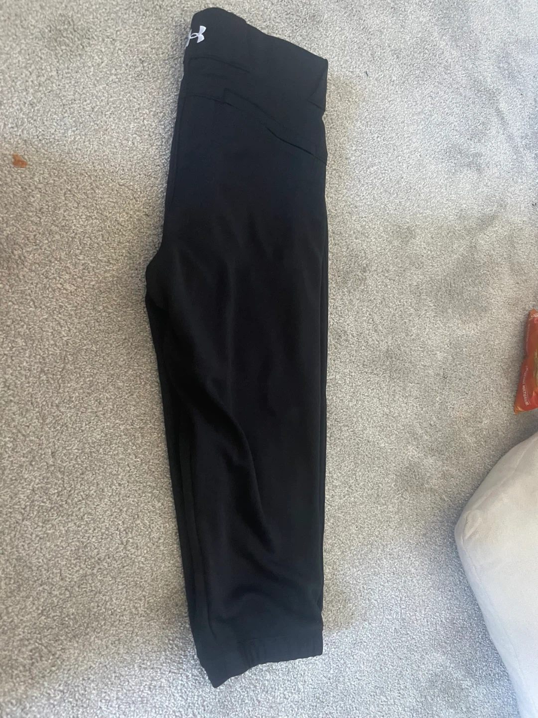 Under Armour Black Softball Pants & Rawlings Belt