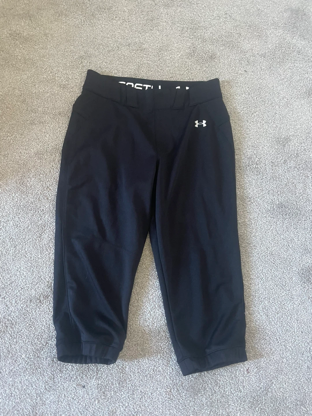 Under Armour Black Softball Pants & Rawlings Belt - photo 3