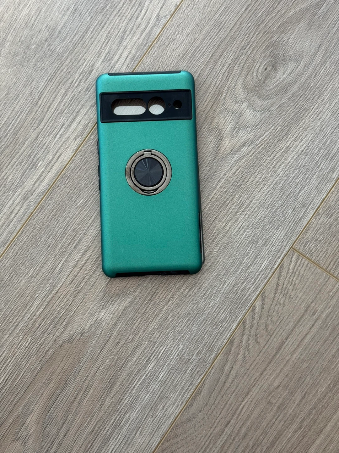 Teal Phone Case with Ring Stand