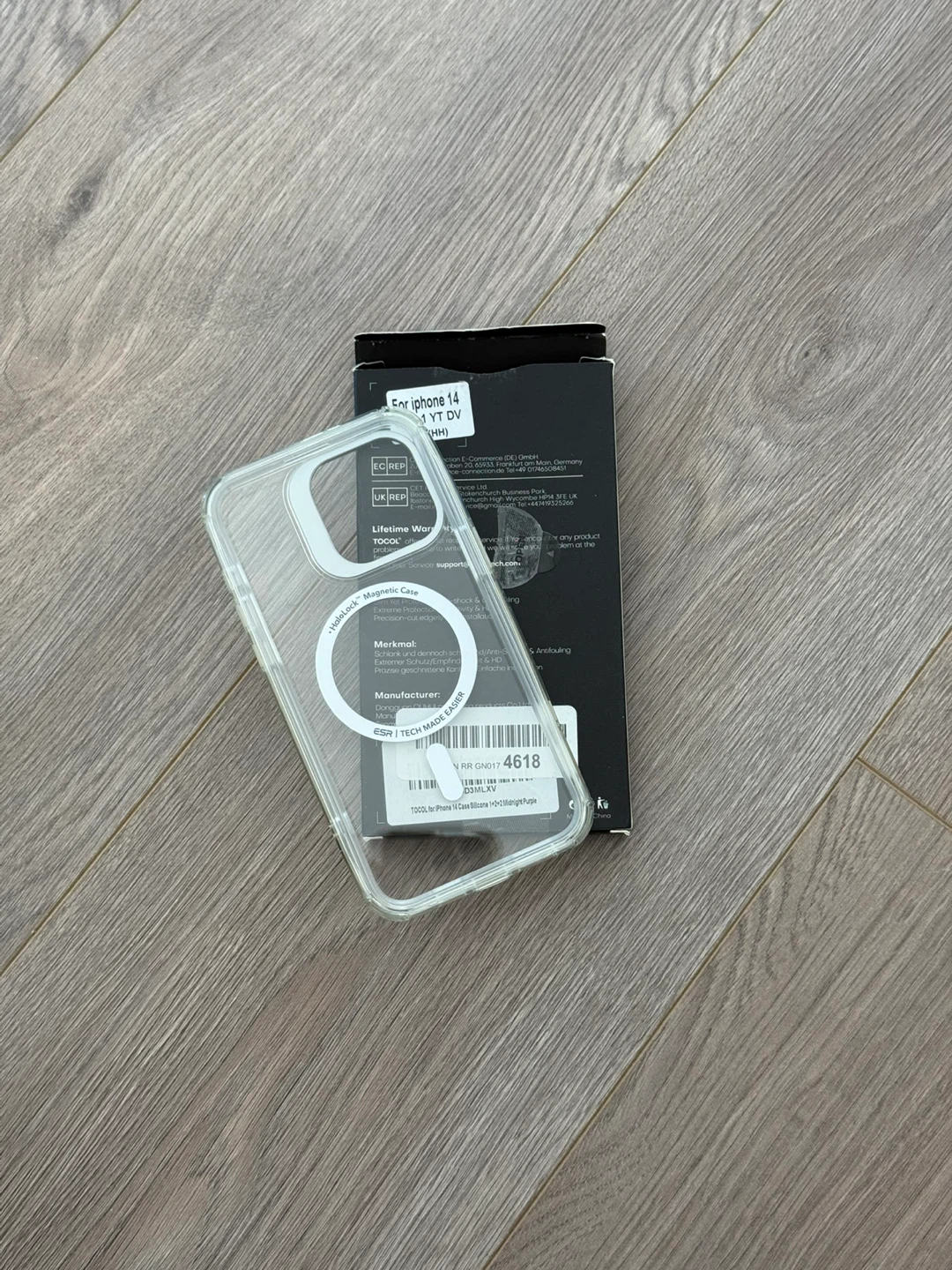 Tocol Clear Magnetic Case for iPhone 14 Pro - photo 3