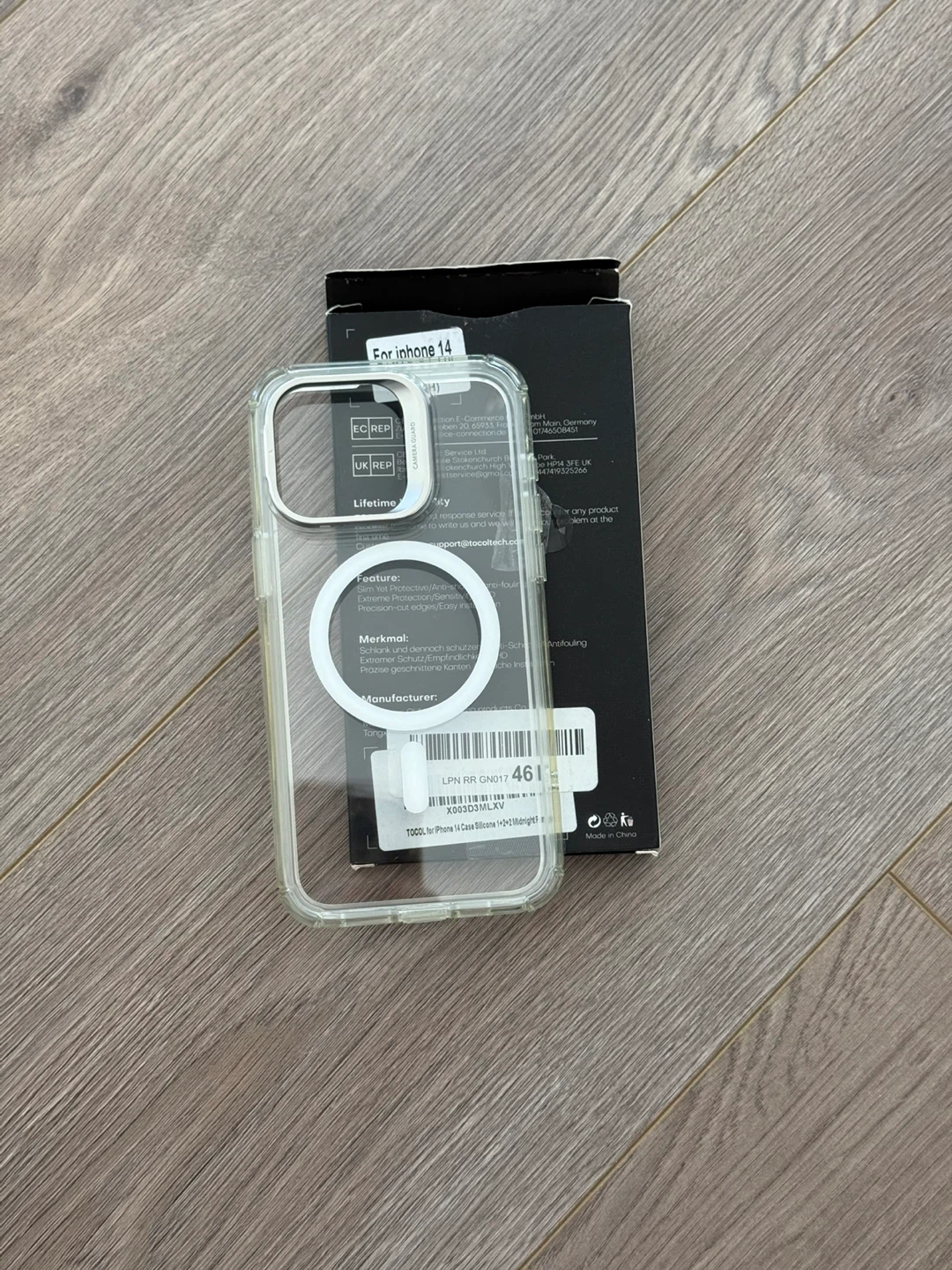 Tocol Clear Magnetic Case for iPhone 14 Pro - photo 2