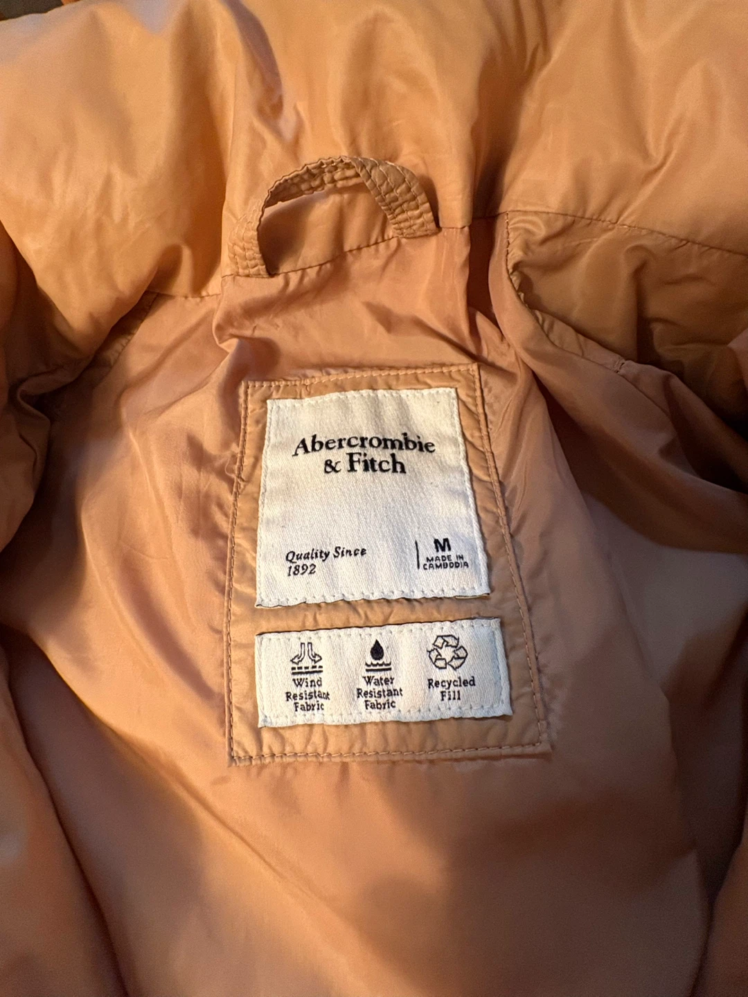 Abercrombie & Fitch Puffer Jacket - Size M - photo 2