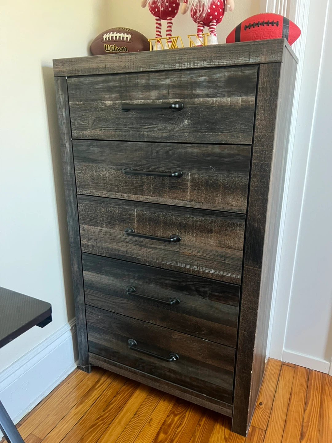 Wooden Bed Frame with Storage Drawers - photo 2