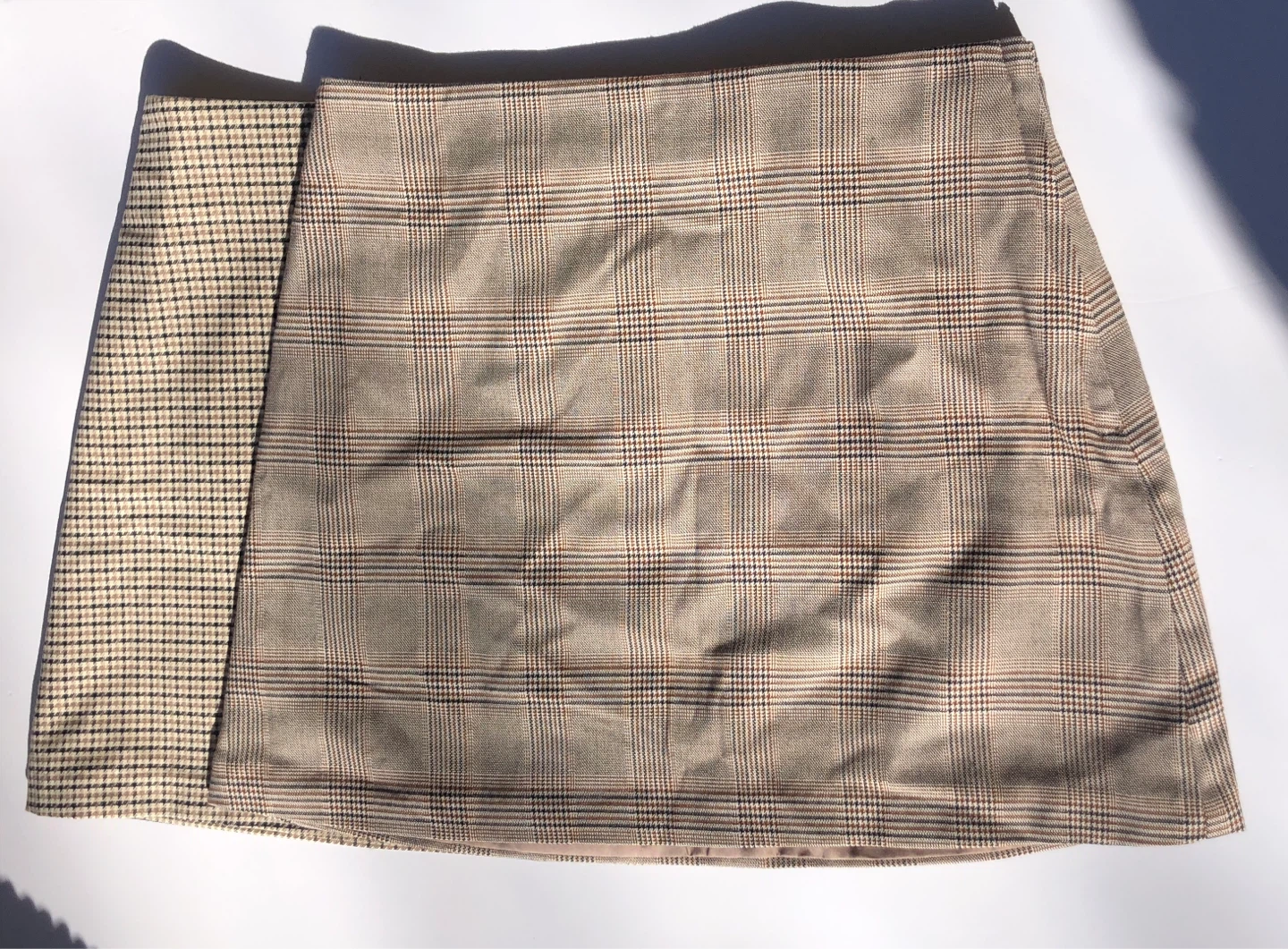 Two H&M Plaid Mini Skirt - Size 4