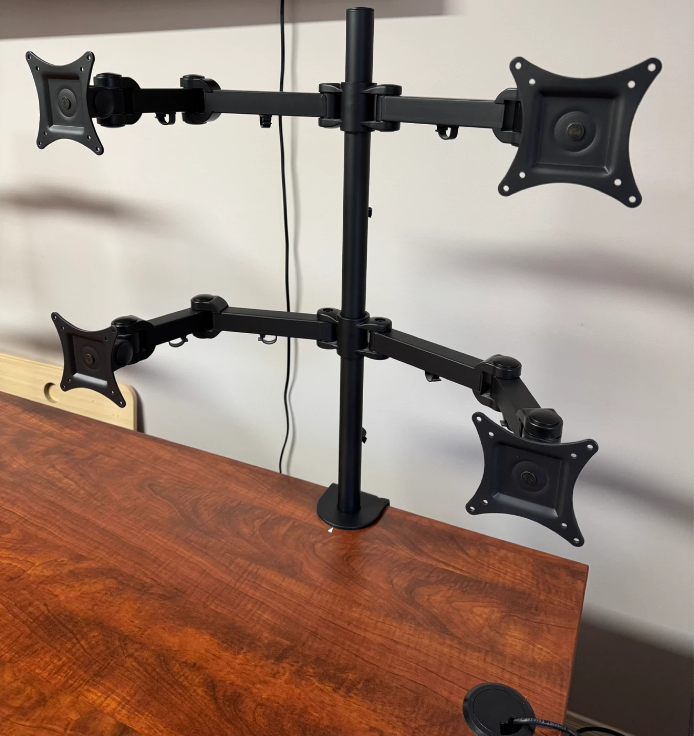 4-Monitors Desk Mount, Heavy Duty Stand