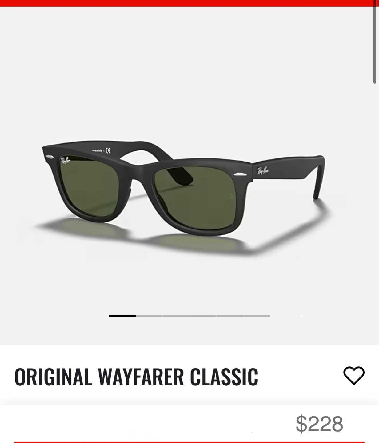 BNIB Ray-Ban Wayfarer Classic Sunglasses | MADE IN ITALY 🇮🇹 - photo 2