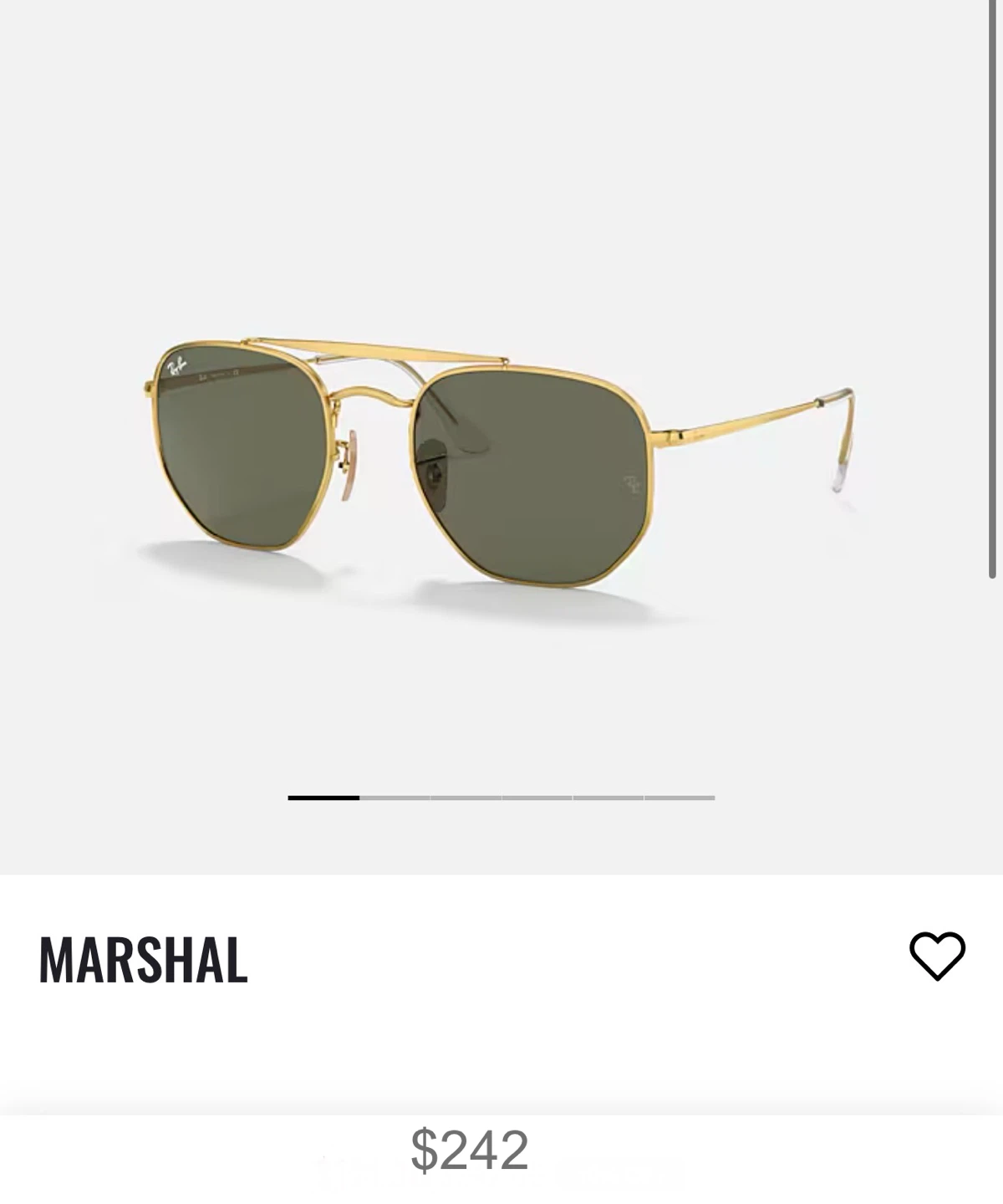 BNIB Ray-Ban The Marshal Sunglasses | MADE IN ITALY 🇮🇹 - photo 2