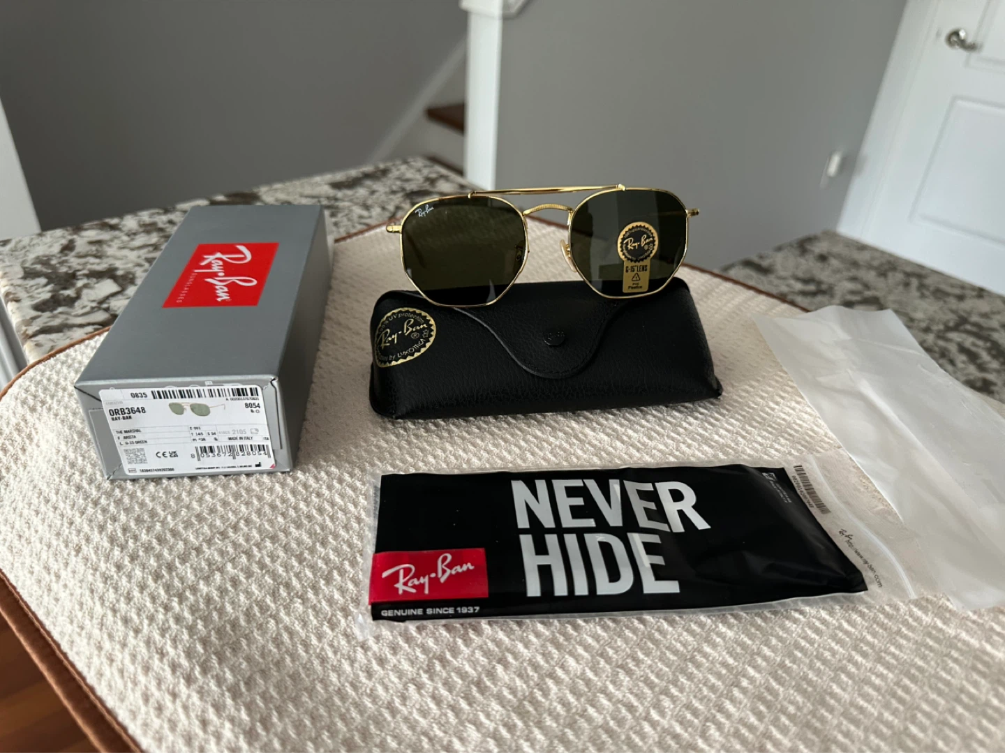 BNIB Ray-Ban The Marshal Sunglasses | MADE IN ITALY 🇮🇹