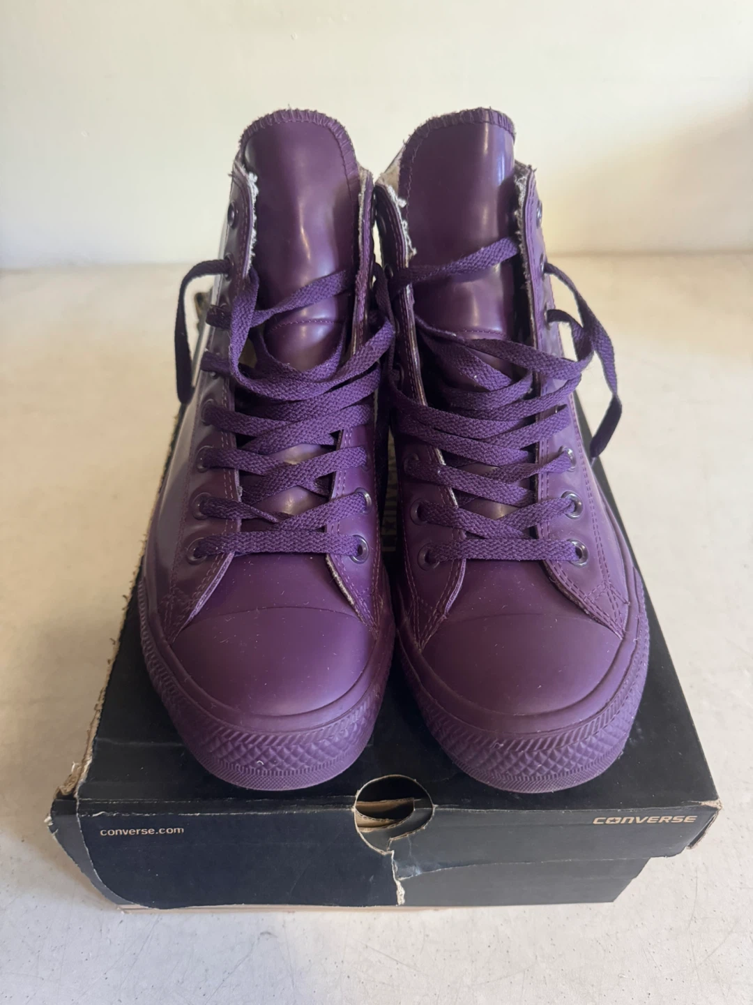 Converse All Star High Top Sneakers - Purple