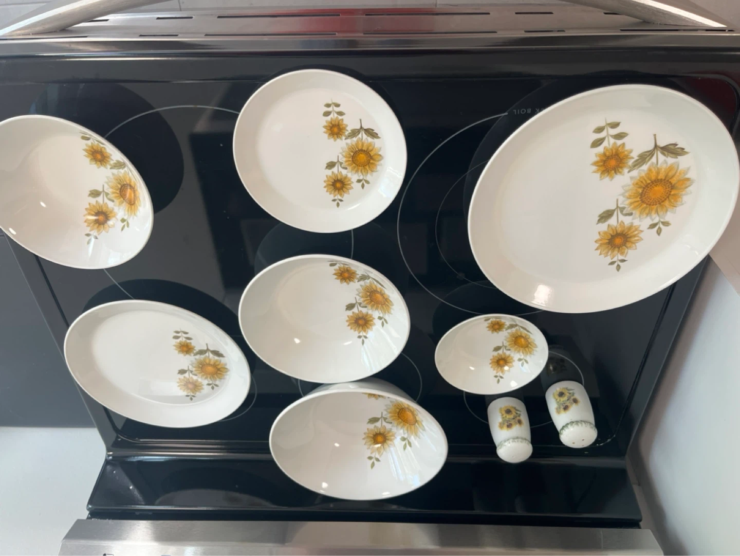 Sunflower Pattern Dinnerware Set