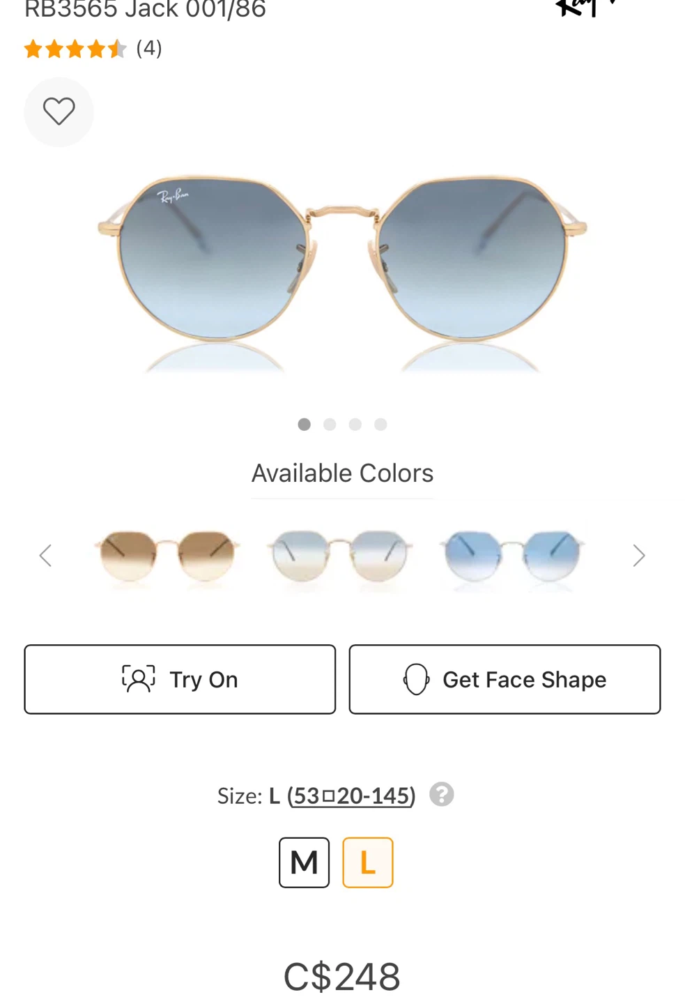 🕶️ Brand New in Box Ray-Ban Jack Sunglasses. MADE IN ITALY 🇮🇹 - photo 2