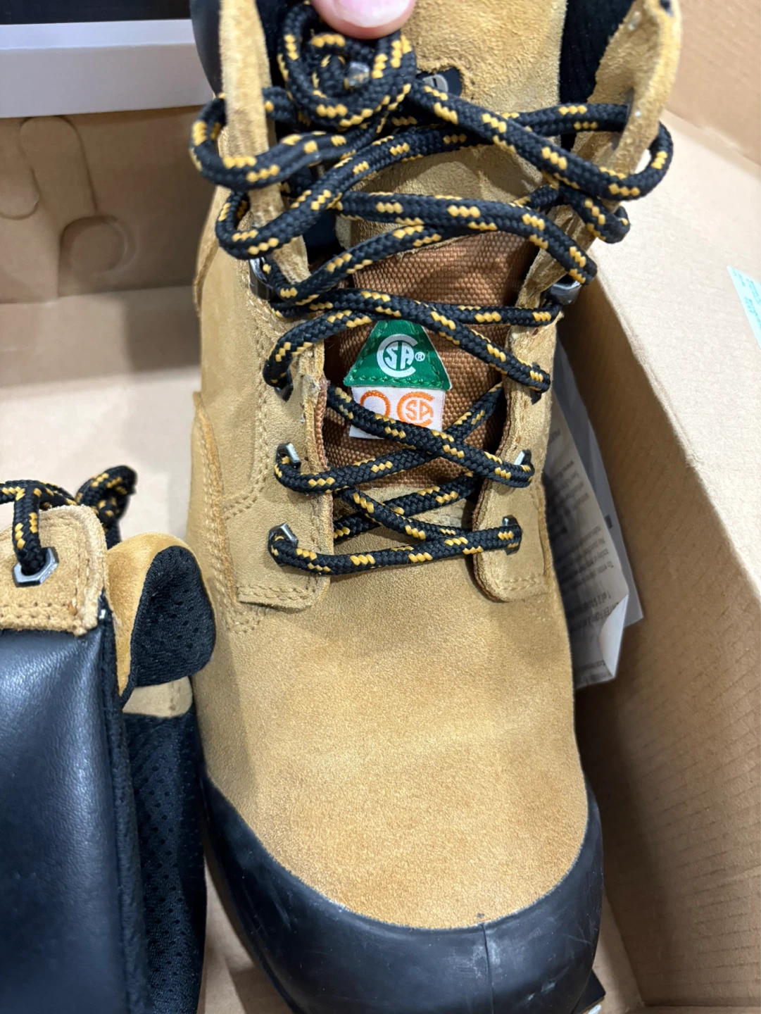 Tan Suede Work Boots - photo 2