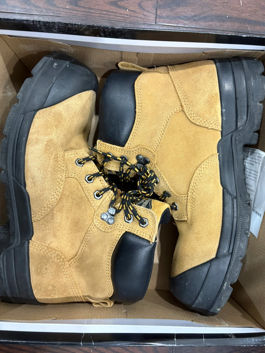 Tan Suede Work Boots