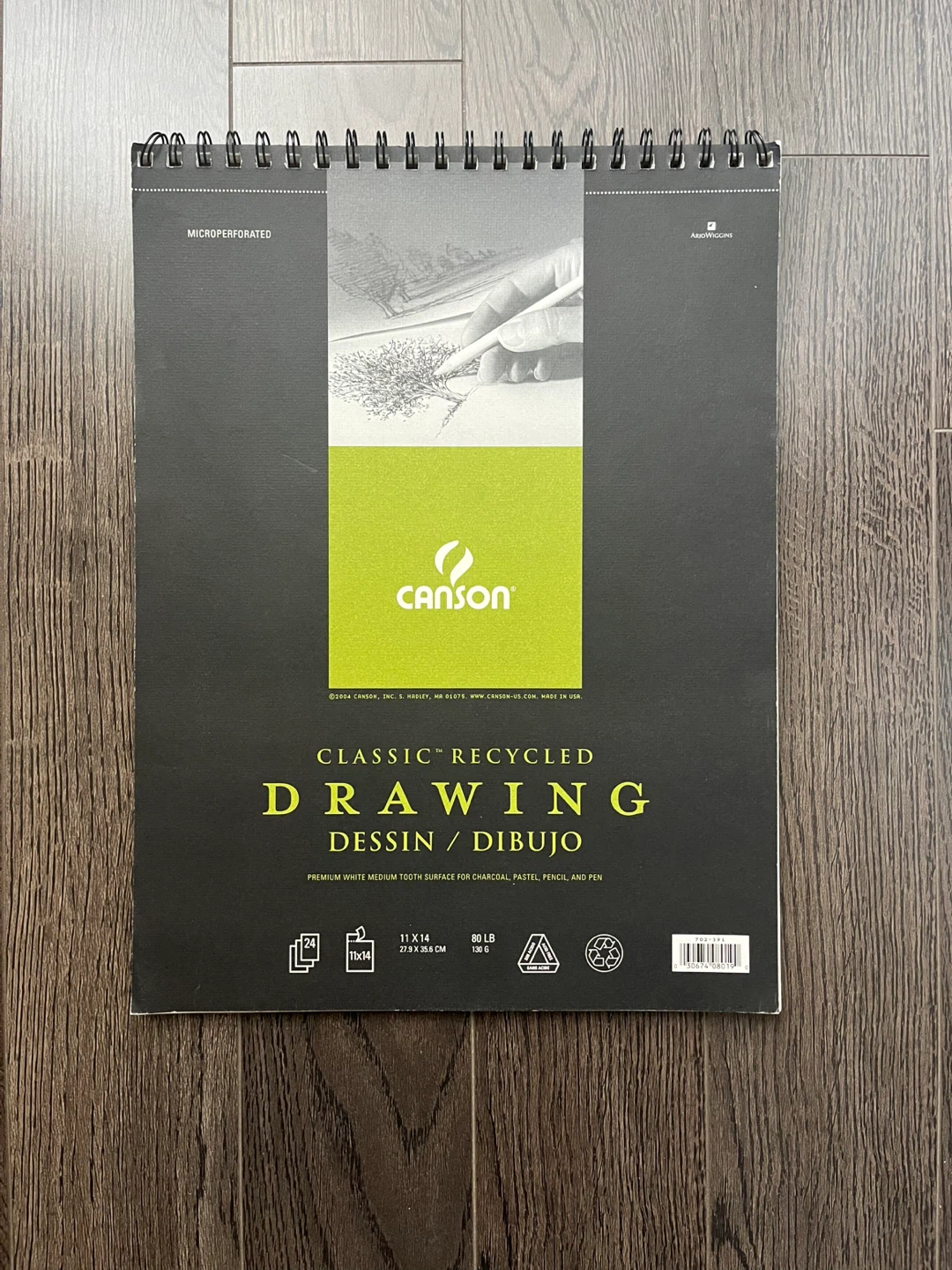 Canson Classic Recycled Drawing Paper 11x14 Inch