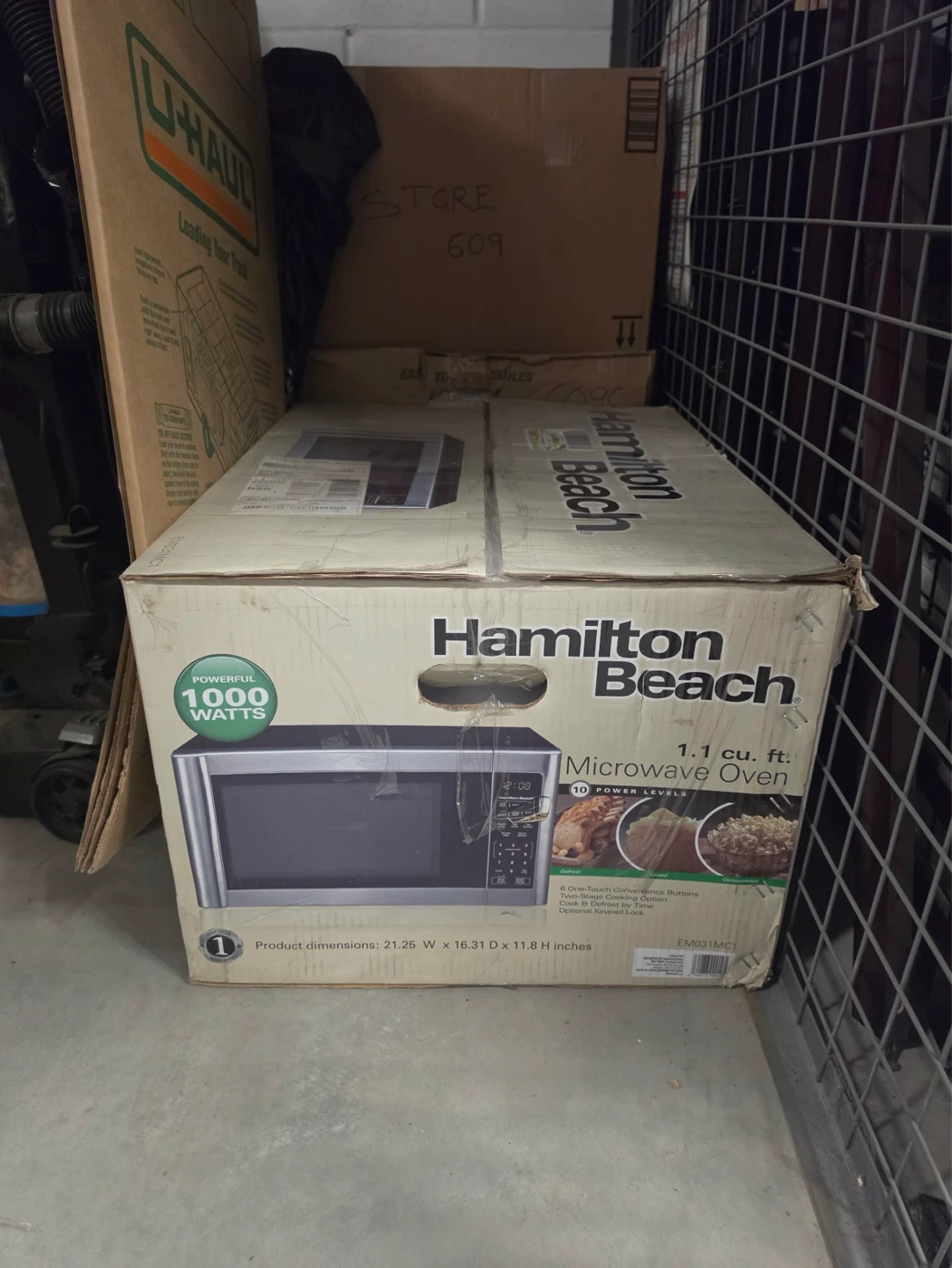 Hamilton Beach 1.1 cu. ft. Microwave Oven