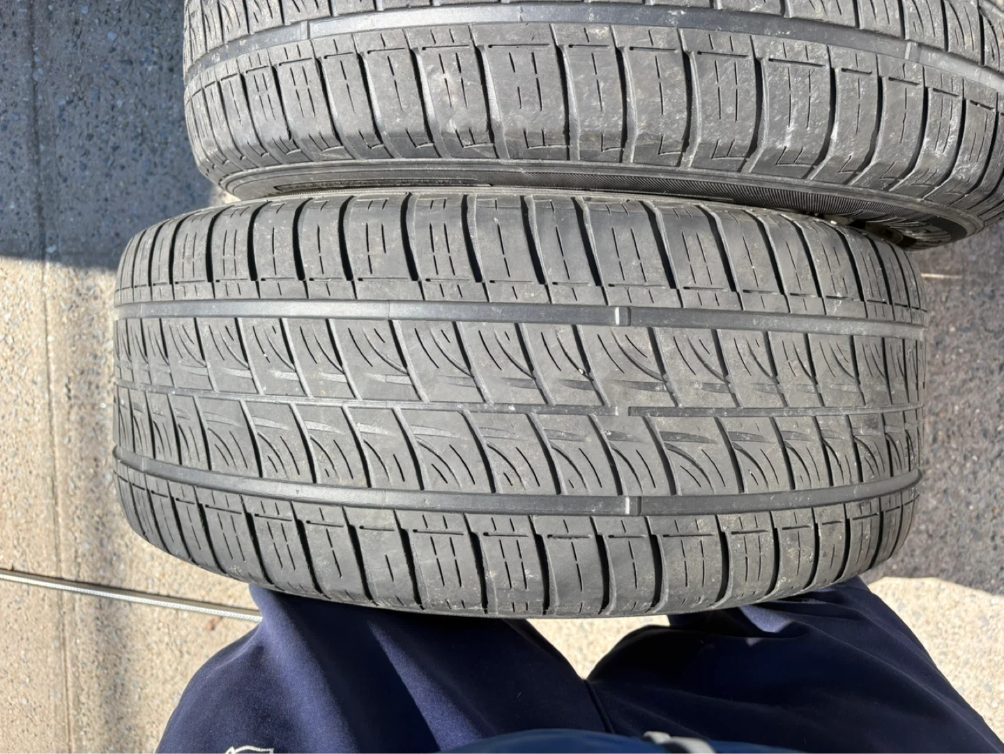 Set of 4 Used Audi Rims with Tires - photo 3