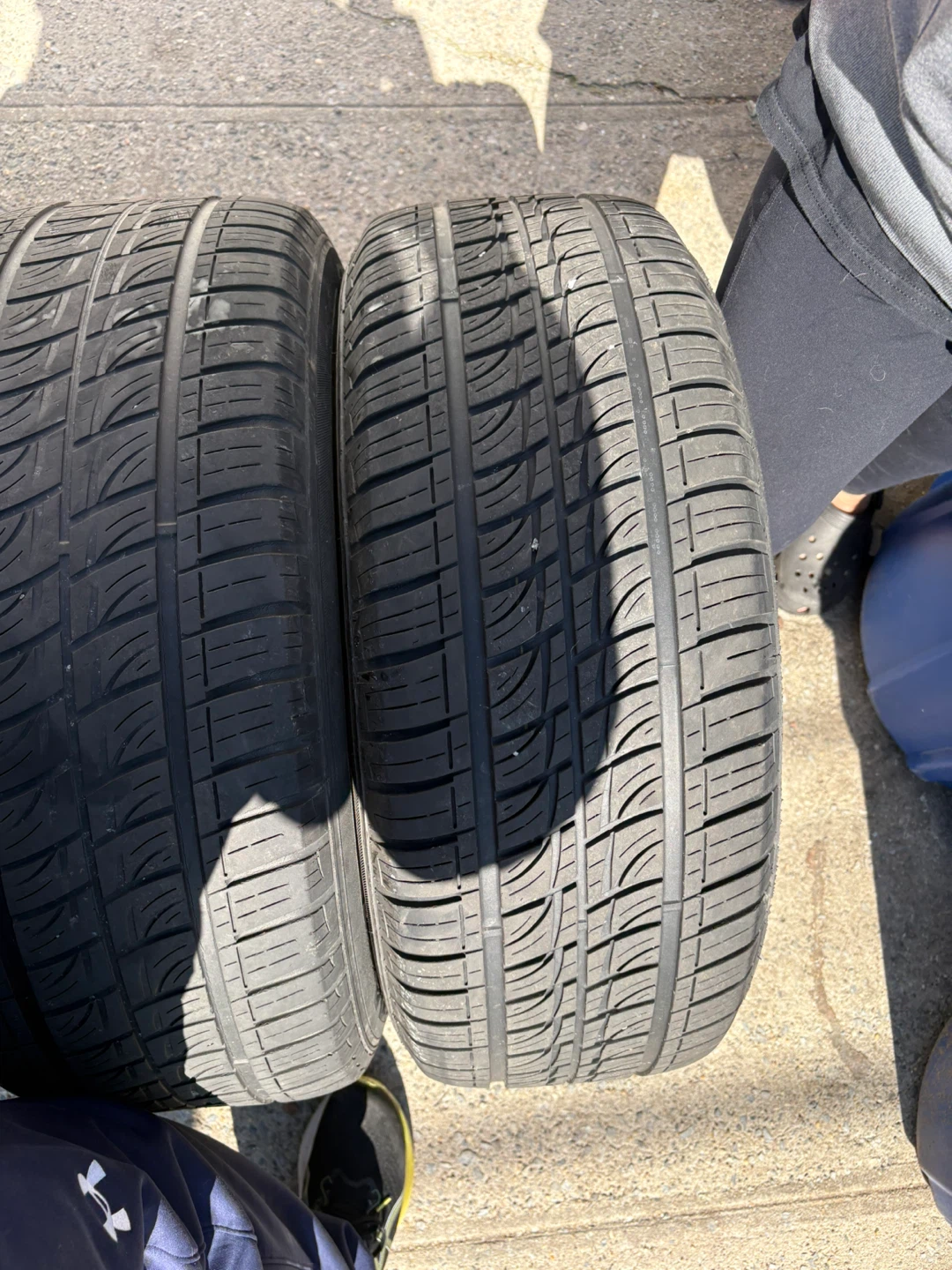 Set of 4 Used Audi Rims with Tires