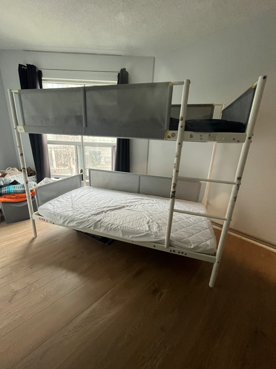 IKEA VITVAL Twin Bunk Bed Frame