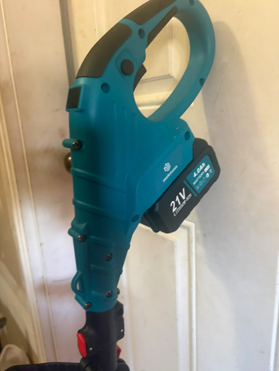 21V Cordless Electric Snow Shovel with Charger and 4.0Ah Battery
