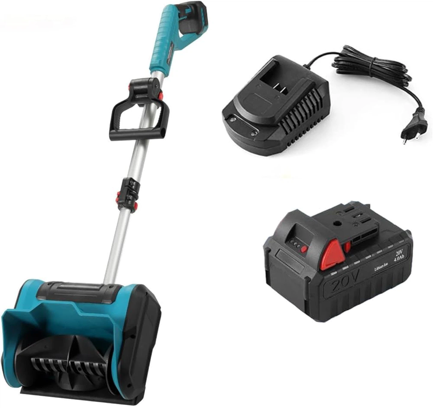 21V Cordless Electric Snow Shovel with Charger and 4.0Ah Battery - photo 2