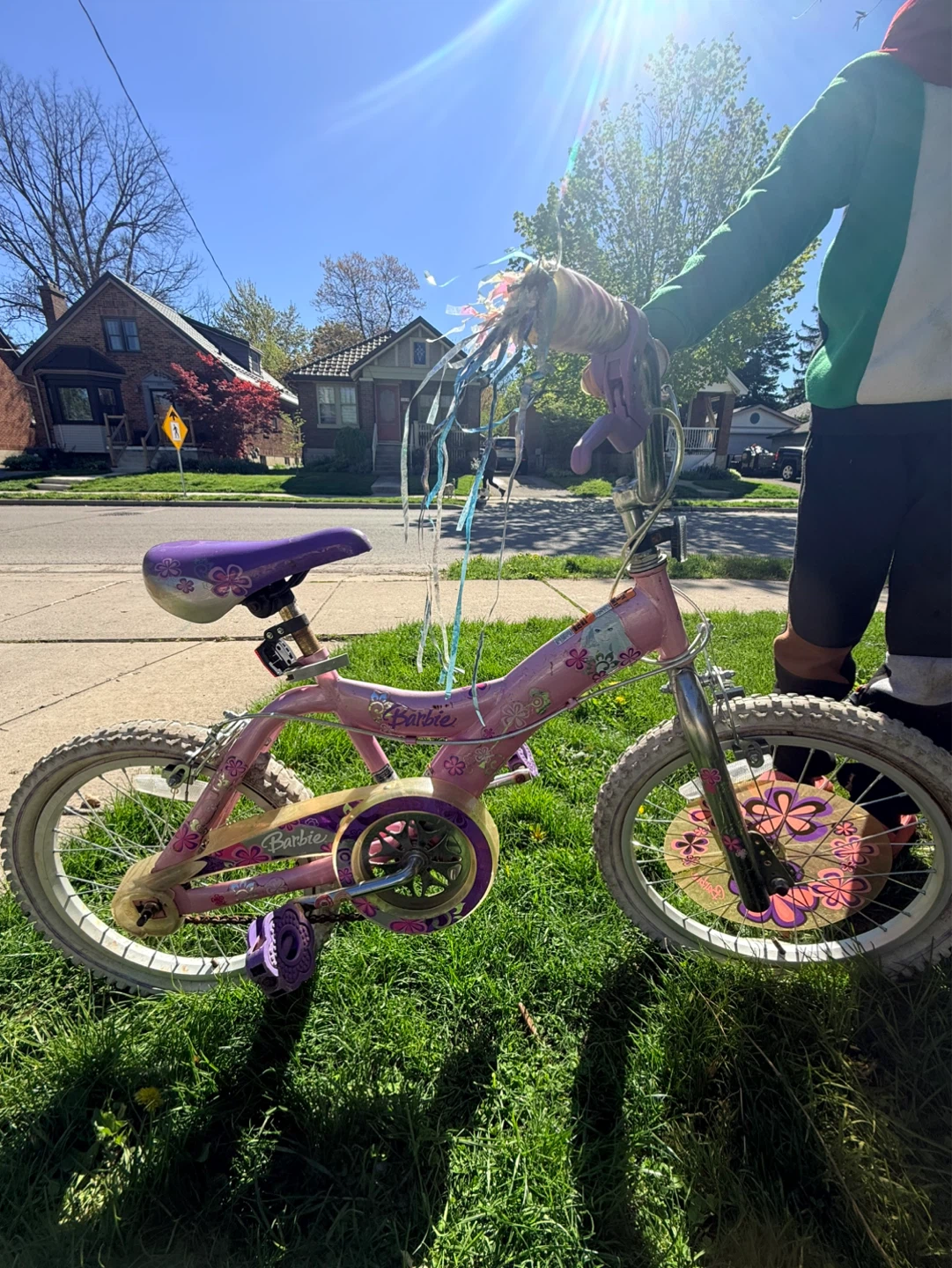 Pink Barbie Kids Bicycle