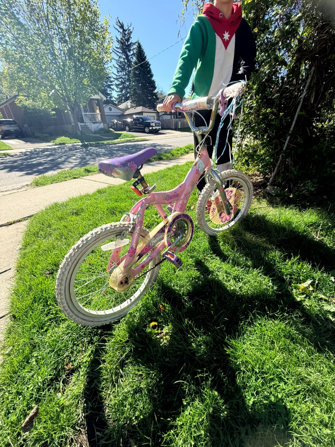 Pink Barbie Kids Bicycle - photo 3