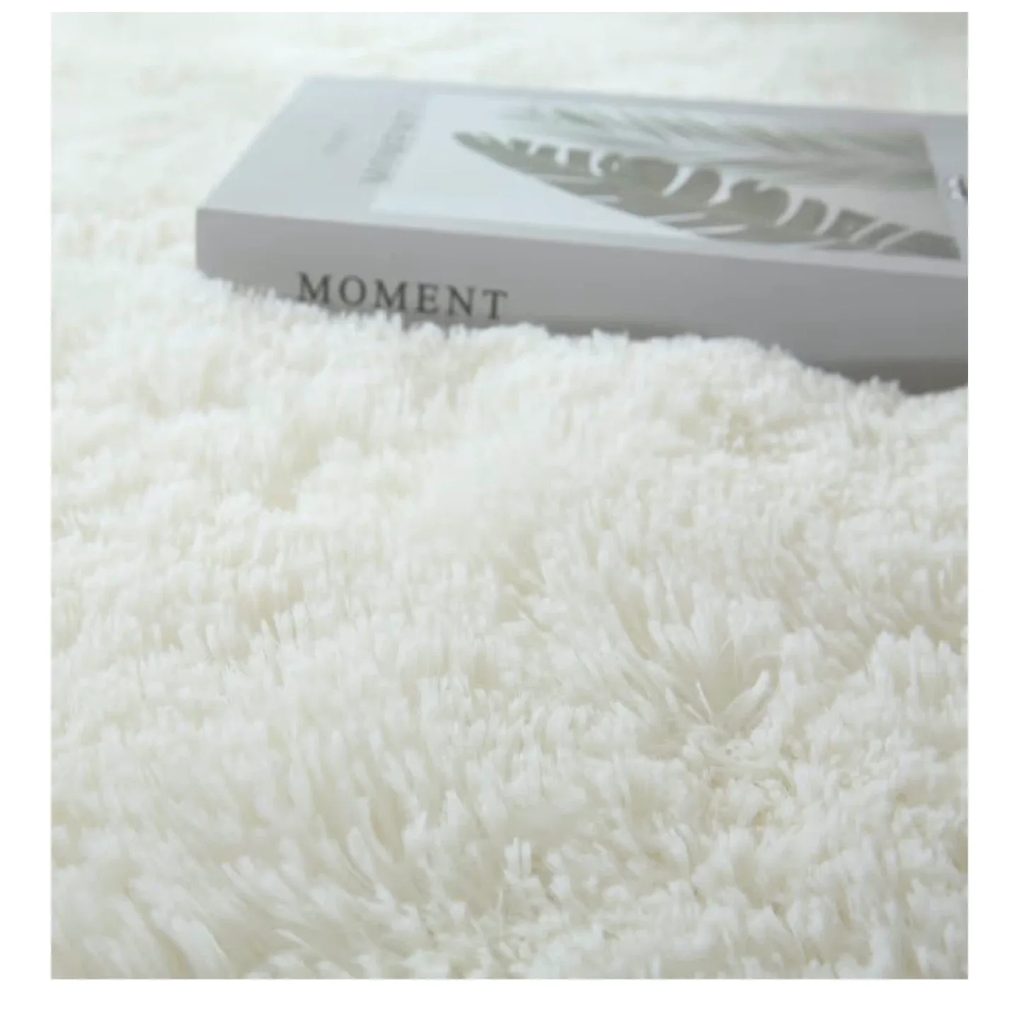 Soft Fluffy Cream Shag Rug 8x10 - photo 2