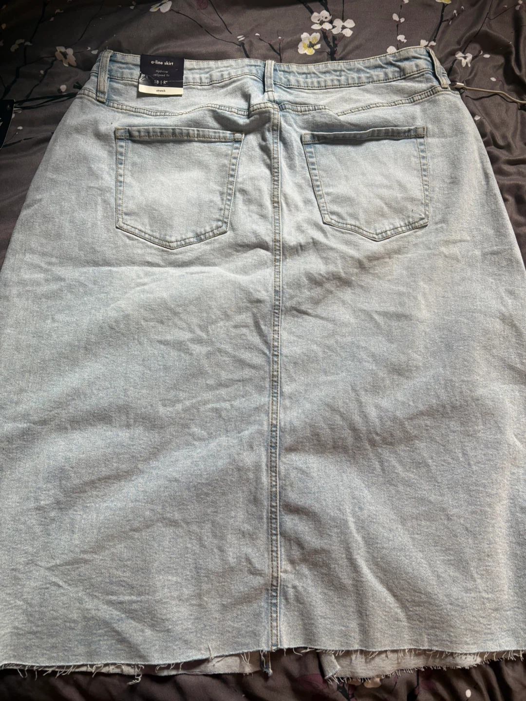 Denim Skirt - Light Wash - photo 2