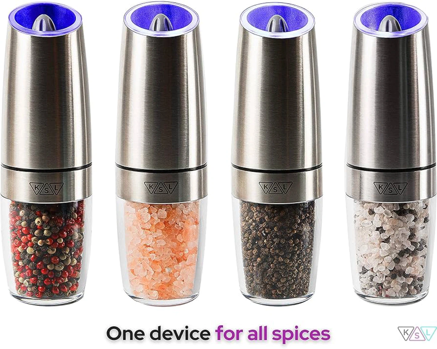Gravity Electric Salt & Pepper Mill Set - photo 2